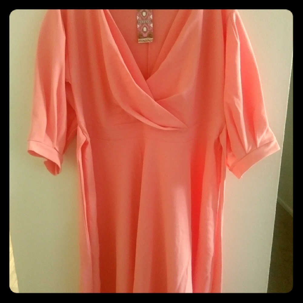 Plus off shoulder dress